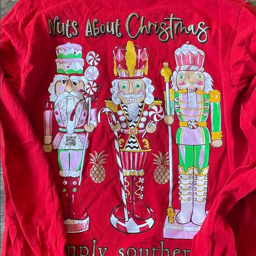 Simply Southern Festive Red Nutcracker Tee